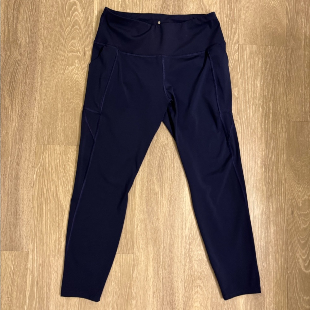 Deep Blue Active Leggings